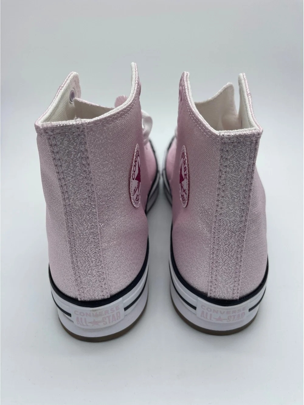 Converse Chuck Taylor All Star High Top Sneakers Pink Metallic